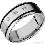 LASHBROOK DESIGNS Cobalt Chrome Diamond Band