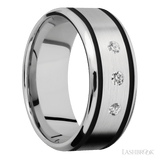LASHBROOK DESIGNS Cobalt Chrome Diamond Band