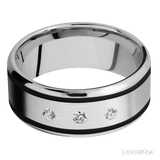 LASHBROOK DESIGNS Cobalt Chrome Diamond Band
