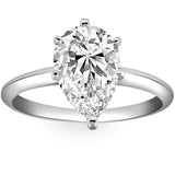 Lab Grown Diamond Solitaire Ring 1.64ct