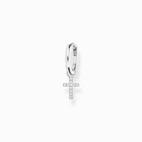 THOMAS SABO Single hoop earring with cross