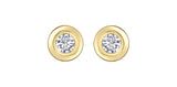 Maple Leaf Diamonds - Stud Earrings