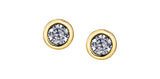Maple Leaf Diamonds - Stud Earrings