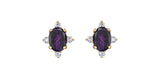 Gold Birthstones Earrings - You choose Month