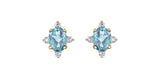Gold Birthstones Earrings - You choose Month