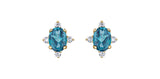 Gold Birthstones Earrings - You choose Month