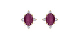Gold Birthstones Earrings - You choose Month