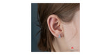 Maple Leaf Diamonds - Aquamarine Earrings