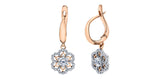 18kt Gold Canadian Diamonds Dangle Earrings