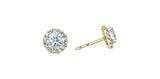 Lab Grown Diamond Halo Earrings