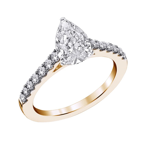 Lab Grown Diamond Engagement Ring 2.40ct tw