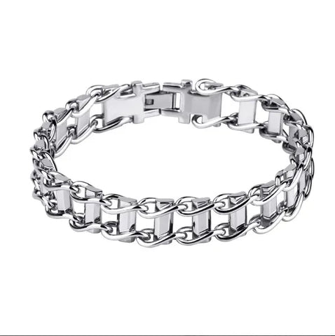 JOSEF ELIAS Chainlink Steel Bracelet