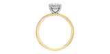 Lab Grown Diamond Oval Ring 14kt - 1.50ct