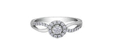 I am Canadian - Halo Diamond Ring