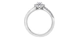 I am Canadian - Halo Diamond Ring