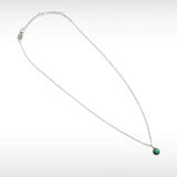 KORITE Essentials round ammolite pendant in sterling silver