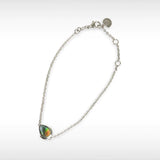 KORITE Essentials teardrop ammolite bracelet in sterling silver