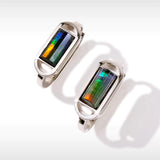 Unity Ammolite Earrings in Sterling Silver