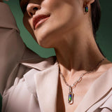 Unity Ammolite Earrings in Sterling Silver