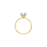 Lab Created Diamond Round Solitaire Ring - 1.11ct