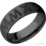 LASHBROOK DESIGNS Zirconium Roman Numerals Band