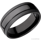 LASHBROOK DESIGNS Zirconium Domed Band