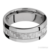 LASHBROOK DESIGNS Titanium Carbon Fibre Inlay Band