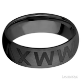LASHBROOK DESIGNS Zirconium Roman Numerals Band