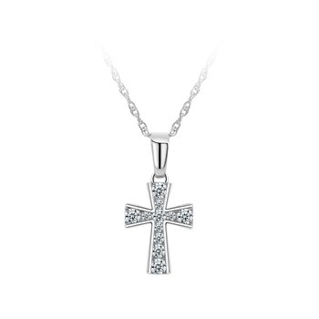 Legend Sterling Silver Cross Necklace