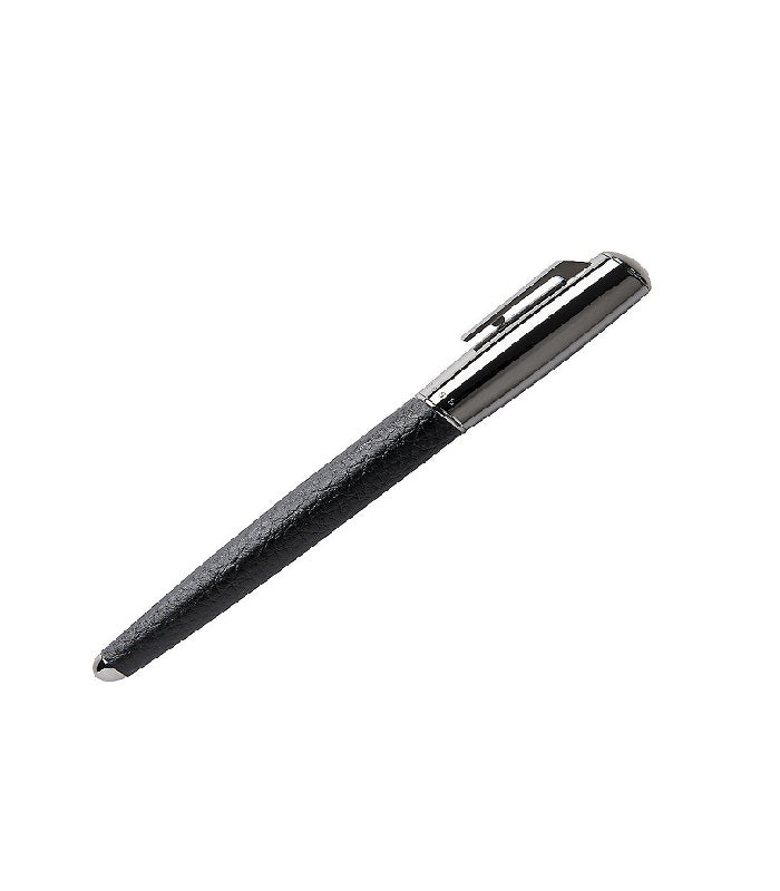 Hugo Boss Pure Leather Black Ballpoint Pen