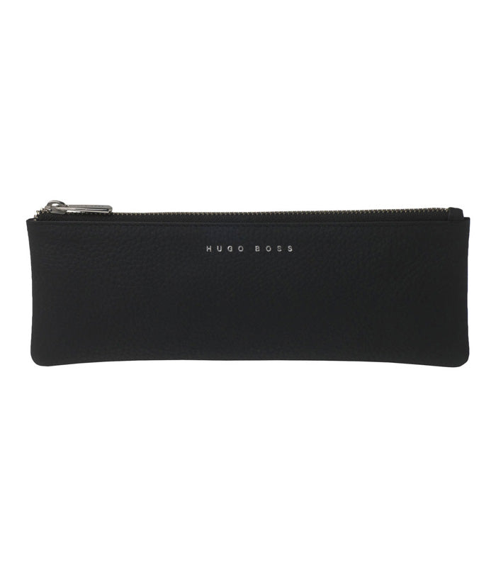 HUGO BOSS HLX753A Basis Leather Pen Pouch Black