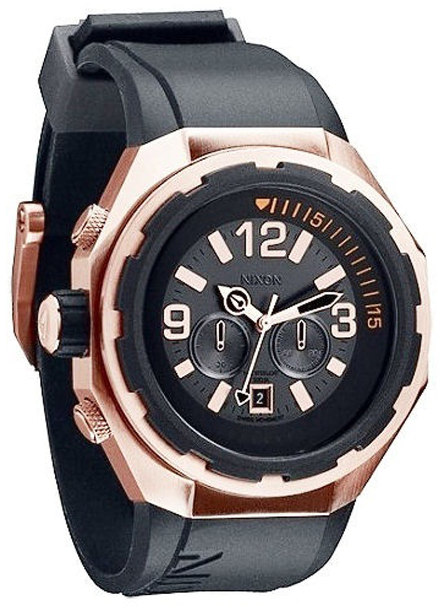 NIXON Steelcat Rose Gold Black A313 1098 00 Tany s Jewellery