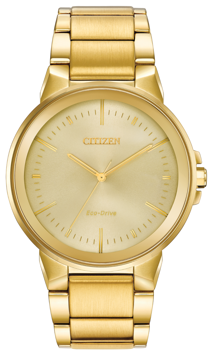 Eco drive 2025 citizen gold watch