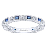 Gabriel & Co. - Sapphire - Stackable Collection