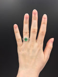 Emerald & Diamond 18kt Ring