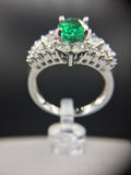 Emerald & Diamond 18kt Ring