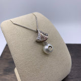 Galatea Diamond in a Pearl Necklace