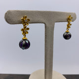 Galatea "Mercy Pearl" with Amethyst Earrings