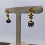 Galatea "Mercy Pearl" with Amethyst Earrings
