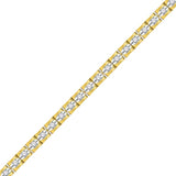1.00ct tw Yellow Gold Diamond Tennis Bracelet