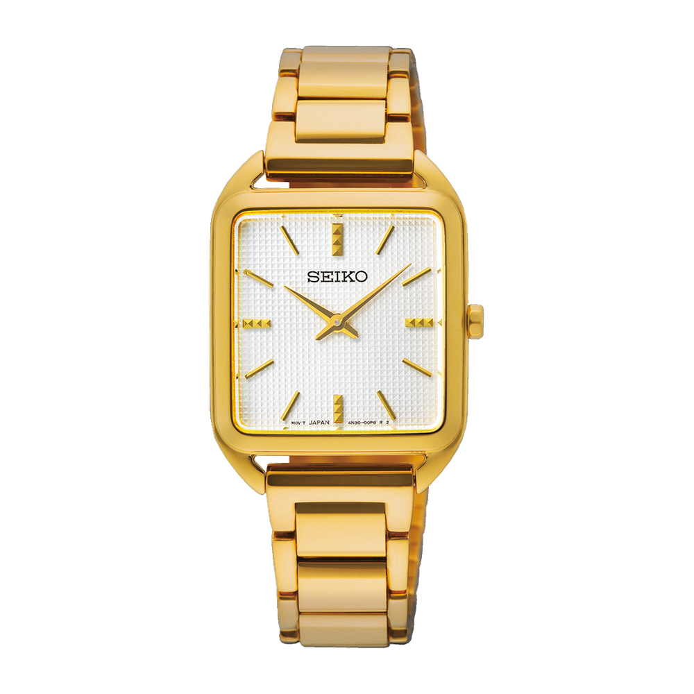 Seiko gold watch with 2025 diamonds