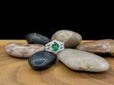 Emerald & Diamond 18kt Ring