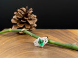 Emerald & Diamond 18kt Ring