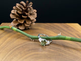 18kt Green Sapphire & Diamond Ring