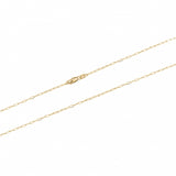 10kt Gold Paperclip Chain Italian 22"