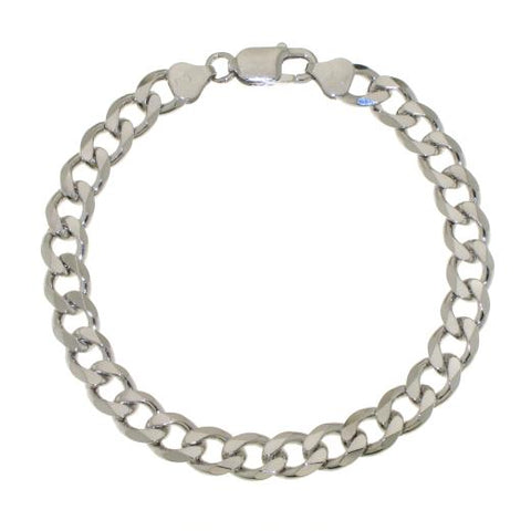 Gold Curb Link Bracelet Italian