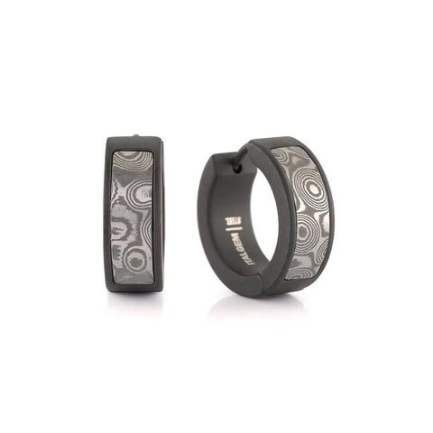 ITALGEM STEEL Damascus Steel Huggies