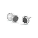 ITALGEM STEEL MATTE-S.STEEL EARRINGS