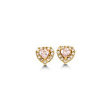 14kt Gold Birthstone Baby Stud Earrings - You Choose