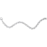 Sterling Silver Rolo Link Classic Bracelet